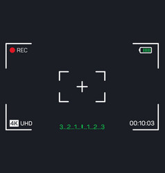 Camera Frame Viewfinder Video Recording Screen