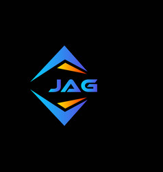 Jag Abstract Technology Logo Design On Black