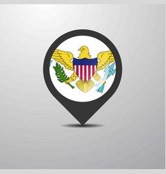 Virgin Islands Us Map Pin