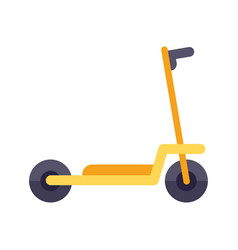 Ebike Scooter Icon Flat Kick Bike