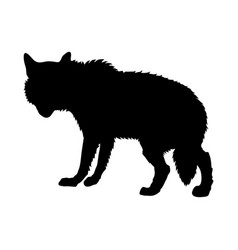 Gray Wolf Silhouette