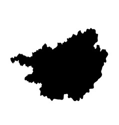 Province Guangxi Map Silhouette