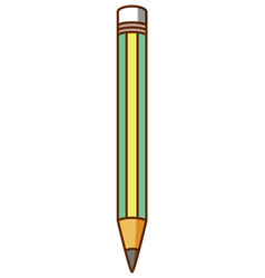 One Pencil On White Background