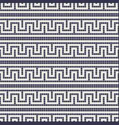 Ancient Geometric Mosaic Seamless Pattern