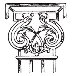 Wrought-iron Pilaster Capital