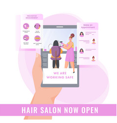 Female Hair Salon Now Open Advertising From