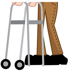 Older Adult Walking With Support