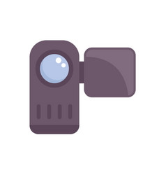 Stream Camera Icon Flat Live Video