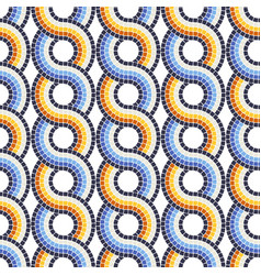 Ancient Interweaving Mosaic Seamless Pattern