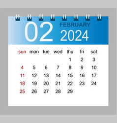 February 2024 Monthly Calendar Template