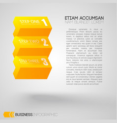 Infographic With Text And Orange Bricks With