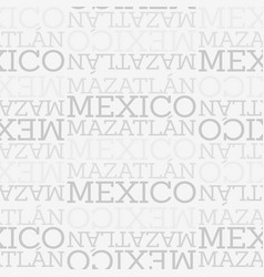 Mazatlan Mexico Seamless Pattern