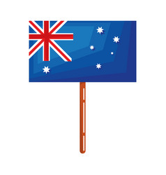 Australian Flag In Label