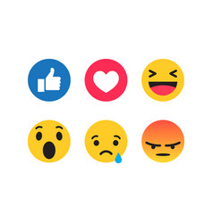 Emot Icons Of Social Media Reactions Icons