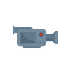 Tv Camera Icon Flat Live Video