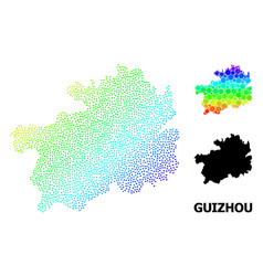 Spectrum Dot Map Guizhou Province