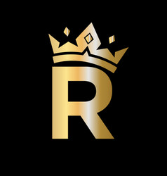 Letter R Crown Logo