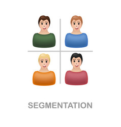 Segmentation Icon 3d From Customer Loyalty