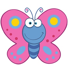 Butterfly cartoon Royalty Free Vector Image - VectorStock