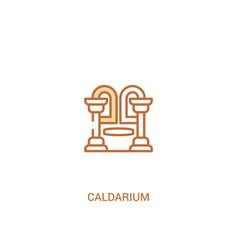 Caldarium Concept 2 Colored Icon Simple Line