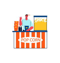 Popcorn Seller Icon