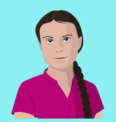 Greta Thunberg Flat