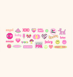 Cute Trendy Girly Retro 2000s Stickers