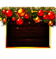 Christmas Background With Decorations