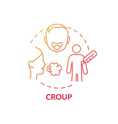 Croup Concept Icon