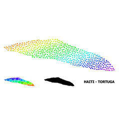 Spectrum Dot Map Haiti Tortuga Island