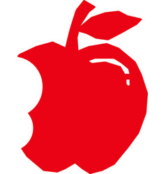 Apple Icon Friut Sign Design