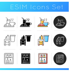 Hotel Services Icons Set