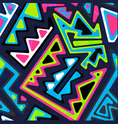 Neon Tech Geometric Pattern