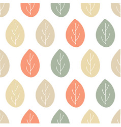 Seamless Nature Pattern Hand Drawn Forest