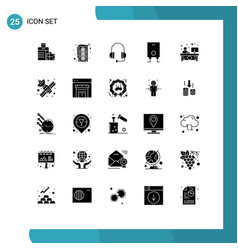 Set 25 Commercial Solid Glyphs Pack