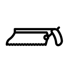 Bone Saw Line Icon