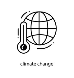 Climate Change Doodle Icon Design Ag