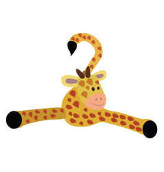 Giraffe Dancing On White Background