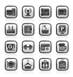 Hotel Amenities Services Icons