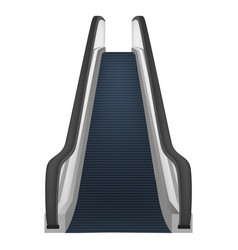 Single Escalator Mockup Realistic Style