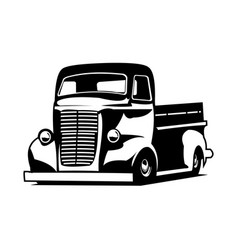 1940 Chevy Truck Isolated Silhouette