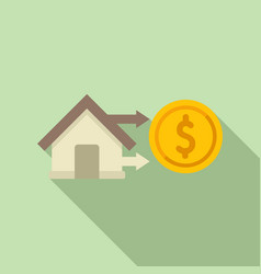 Buy House Icon Flat Real Financial