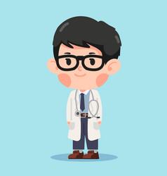 Cute Male Doctor With Stethoscope