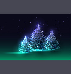 Northern Lights Christmas Greeting Card