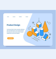 Product Design Landing Page Concept