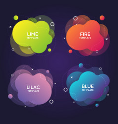 Set Of Abstract Modern Graphic Elements