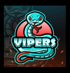 Viper Snake Mascot Esport Logo Design