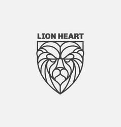 Lion Heart Logo