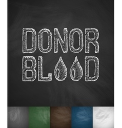 Donor Blood Icon