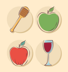 Four Rosh Hashanah Icons